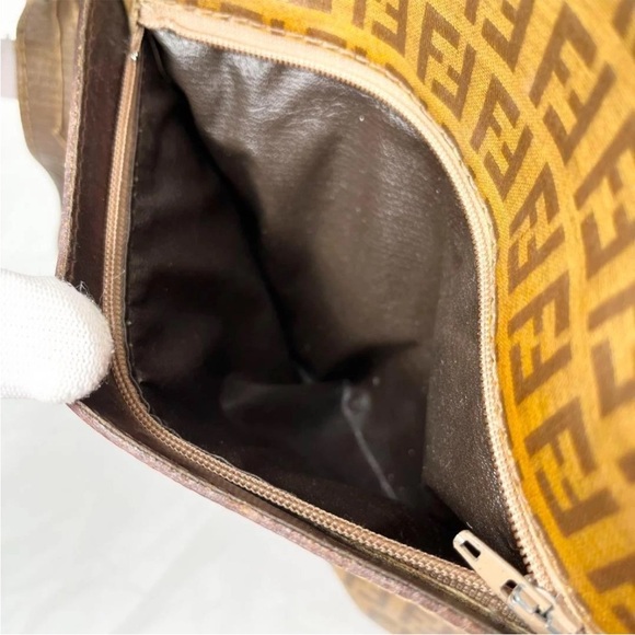 Fendi Brown Crossbody Bag with Monogram - Picture 9 of 11